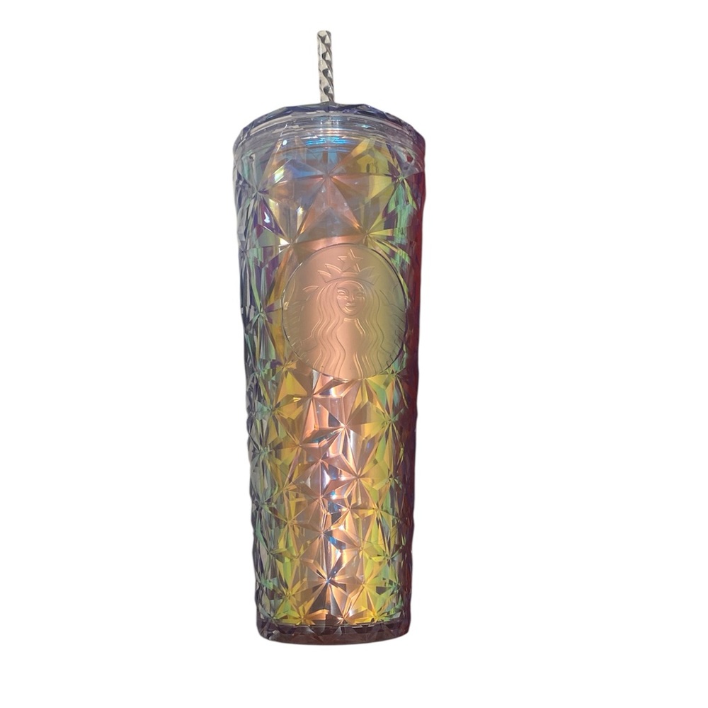 Starbucks Multicolor Geometric 2023 holiday Tumbler